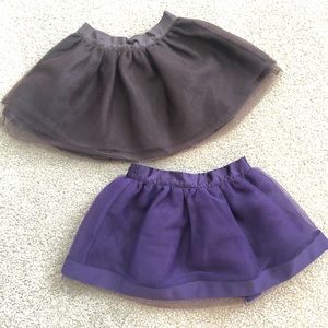 Janie and Jack tulle skirts